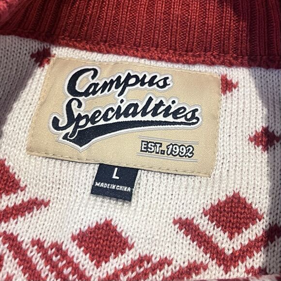 Campus Specialties OU Sweater Mens L Oklahoma university Ugly Christmas - Picture 7 of 11